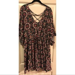 Torrid Geometric Challis Dress